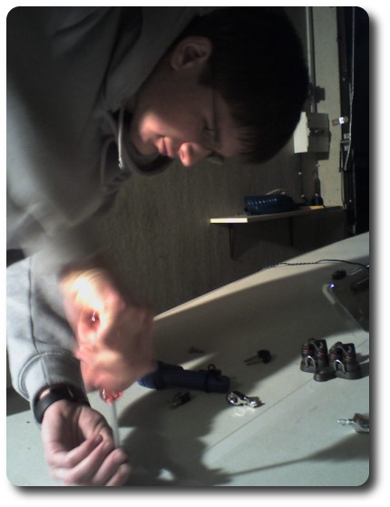 montage des nouveaux taquets