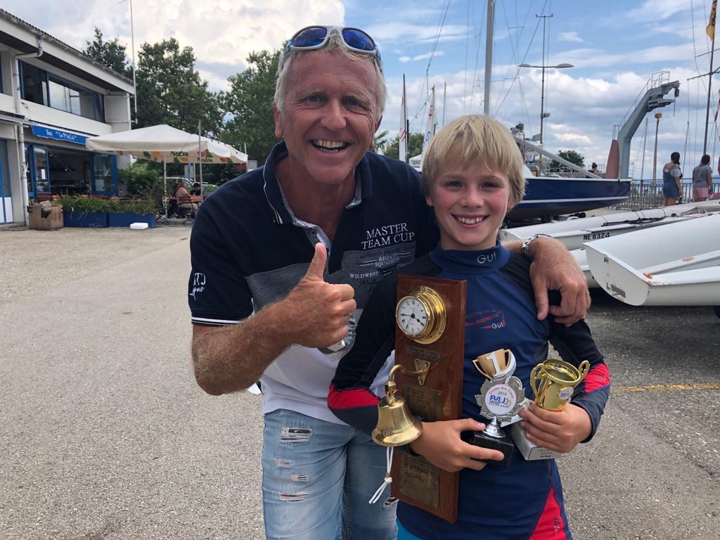Championnat d'Europe d'Optimist: Suivez Lars
