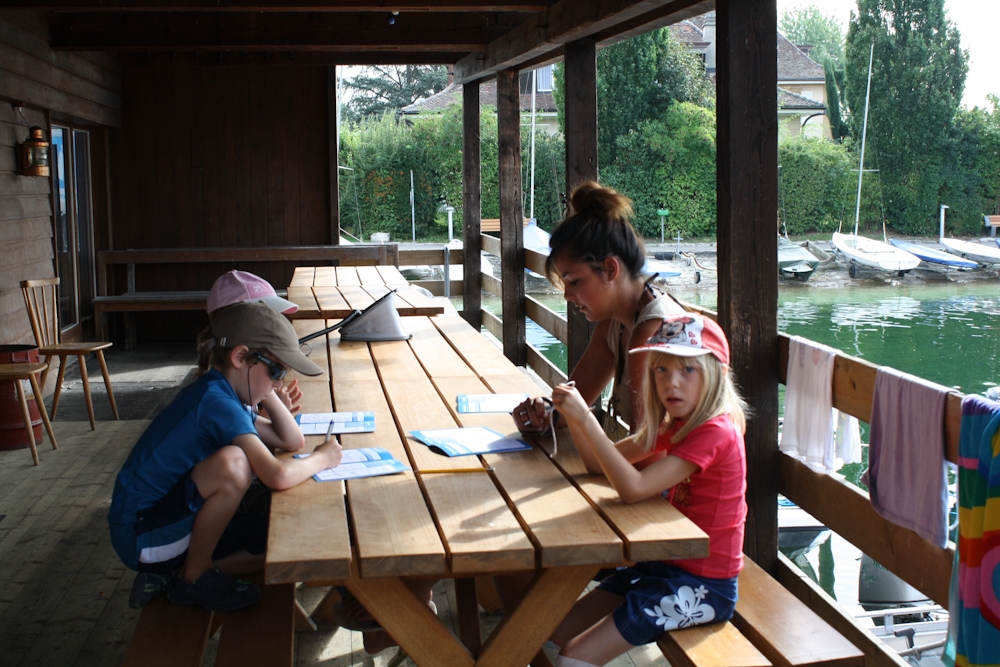Cours d'été en Optimist 2011